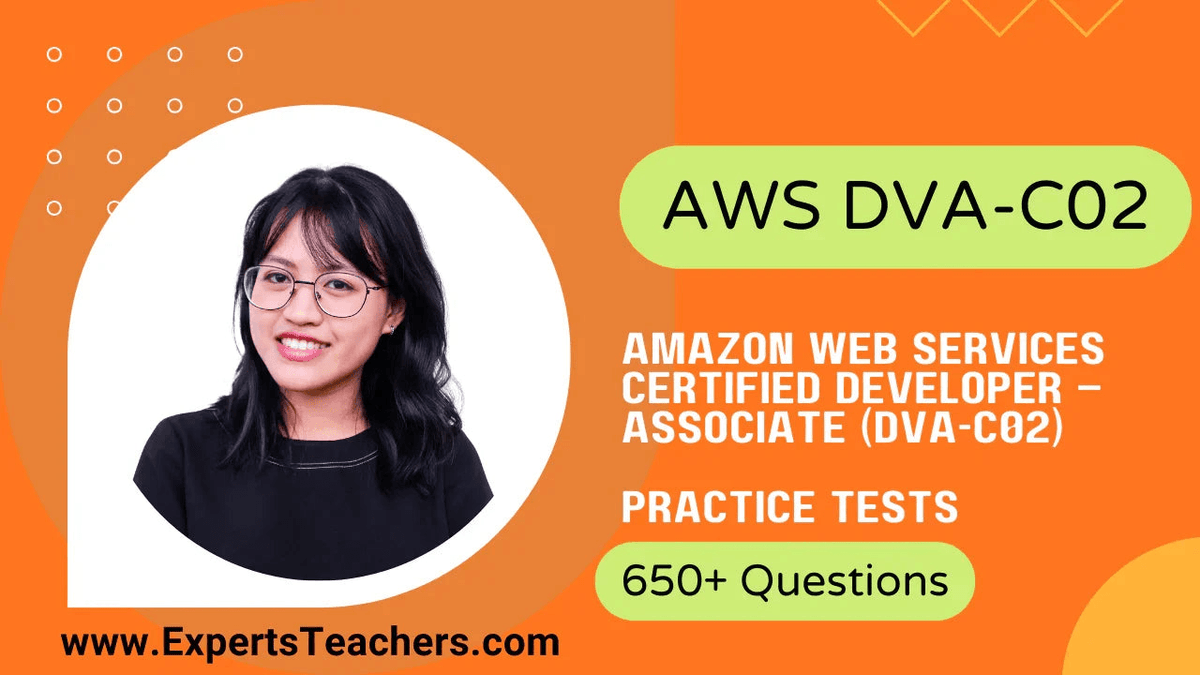 AWS DVA-C02 Certified Developer Associate practice tests with 650+ questions.