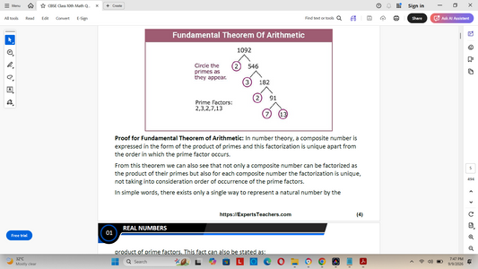 CBSE Class 10 Math Revision Notes for Effective Learning