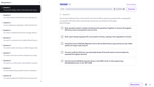Microsoft AZ-204 Practice Tests 2026 | 360 Questions