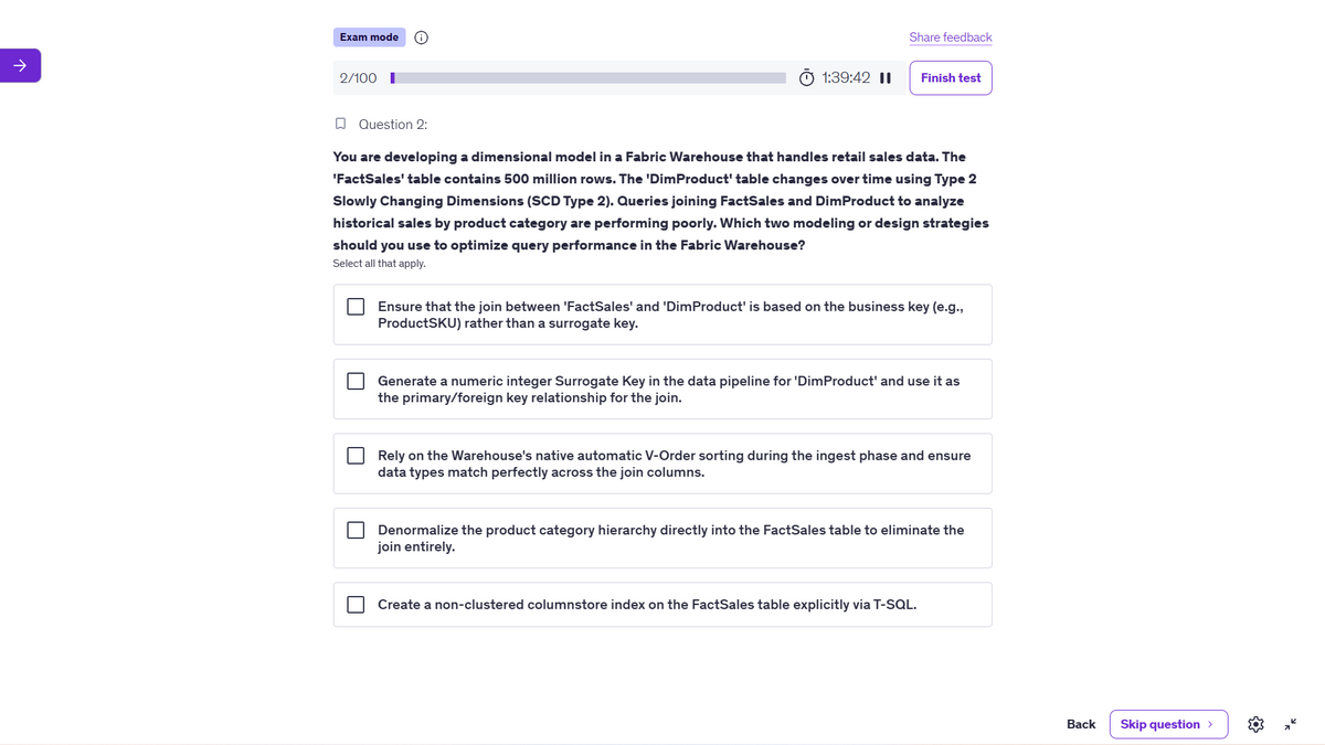 Microsoft DP-600 Fabric Analytics Practice Tests 2026