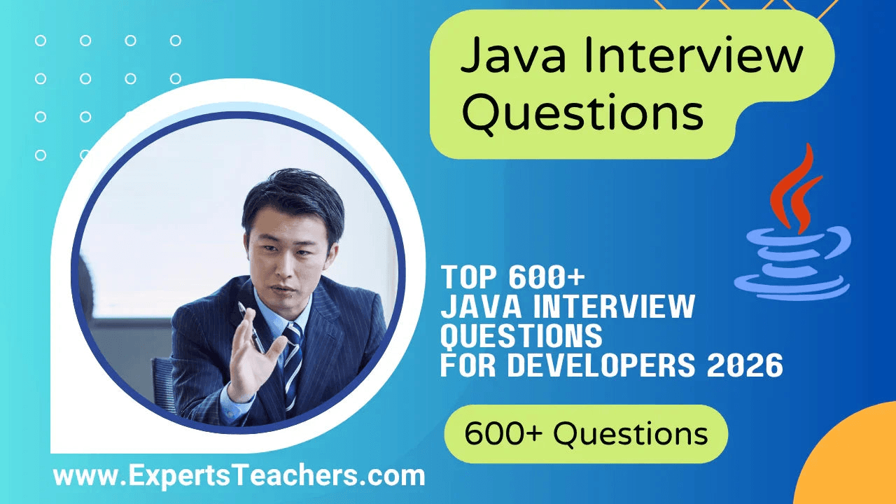 Java interview questions and 600+ practice questions for developers 2026.