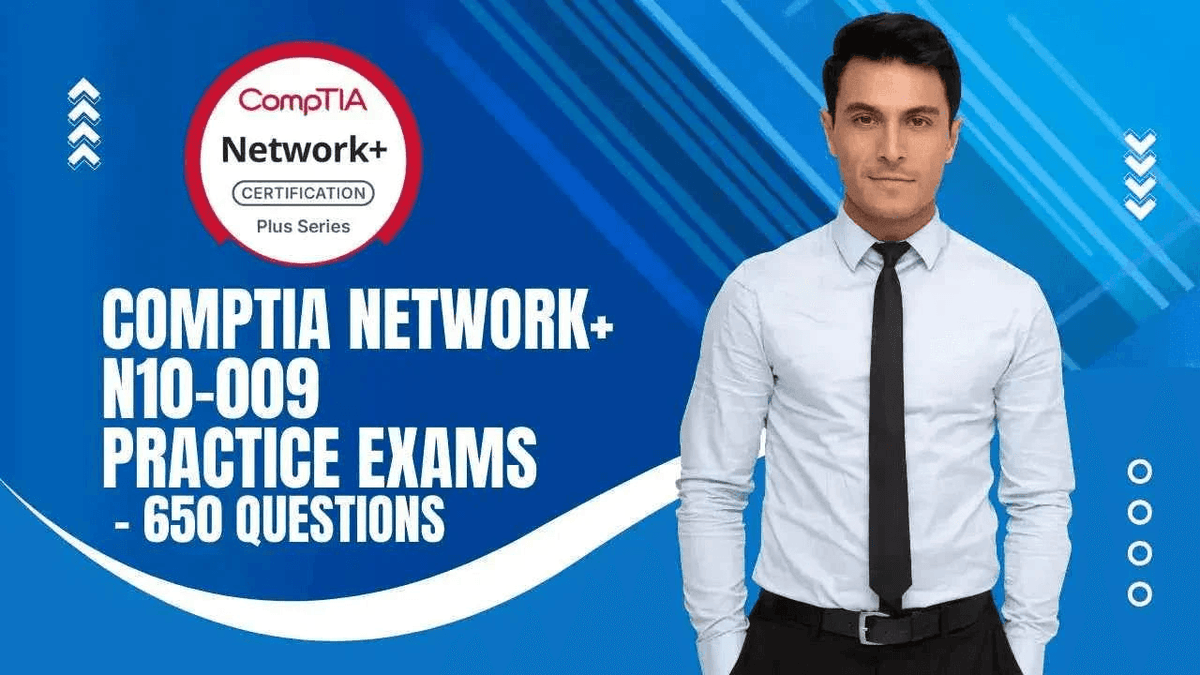 CompTIA Network+ N10-009 Practice Exams online course by ITPracticeTests featuring 650 questions for exam preparation.