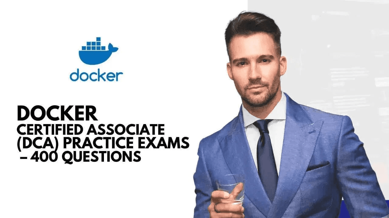 Docker Certified Associate Practice Exams with 400 questions from ITPracticeTests for online certification prep.