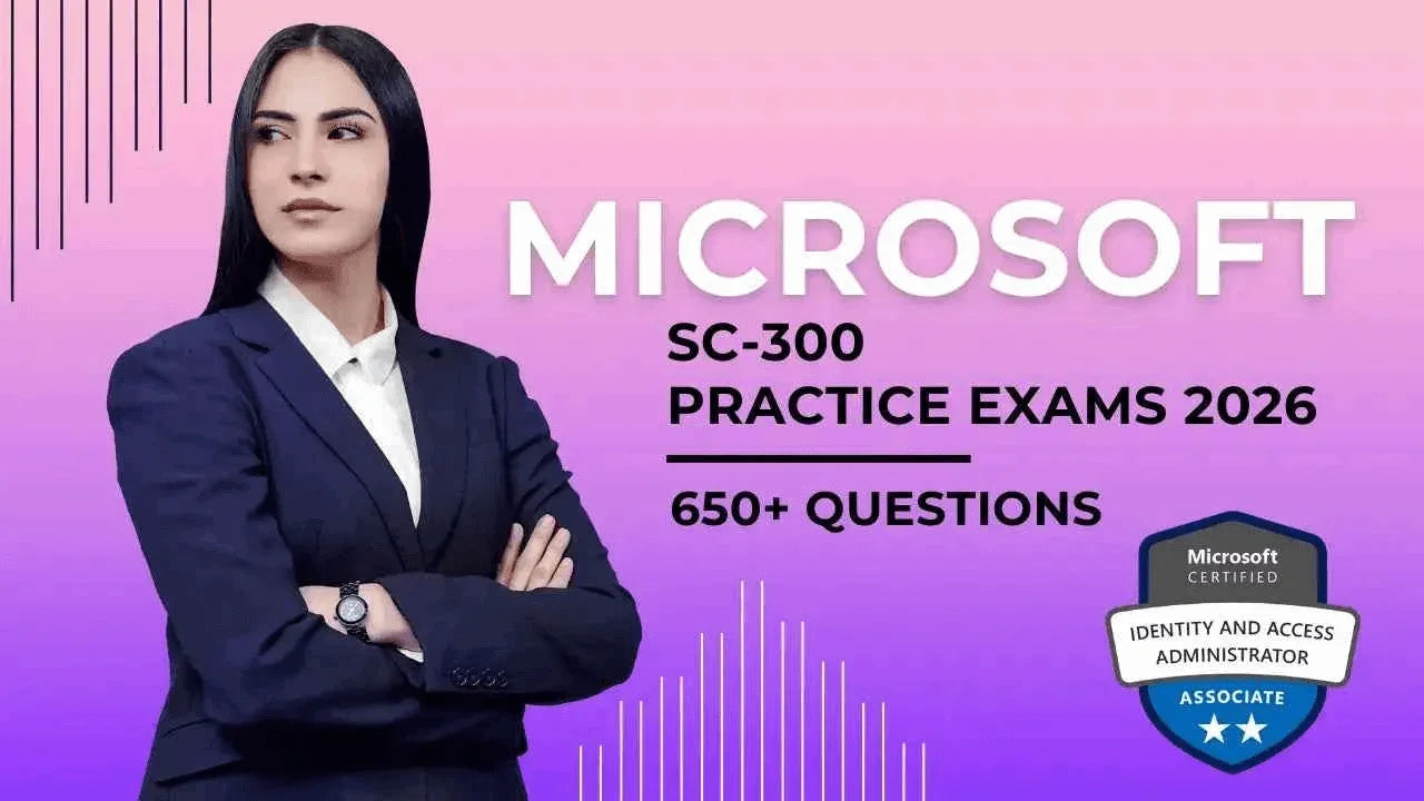 Microsoft SC-300 Practice Exams 2026 online course by ITPracticeTests featuring expert teachers and over 650 practice questions.