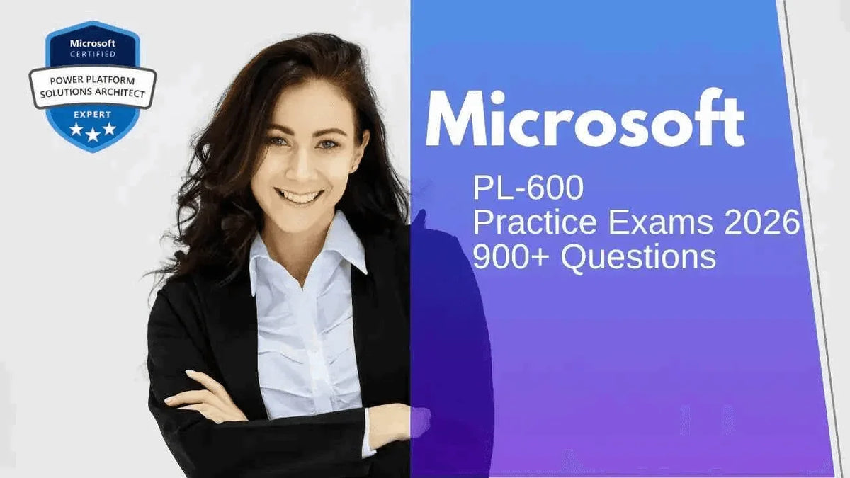 Microsoft PL-600 Practice Exams 2026 online course by ITPracticeTests featuring expert teachers and over 900 questions for exam prep.