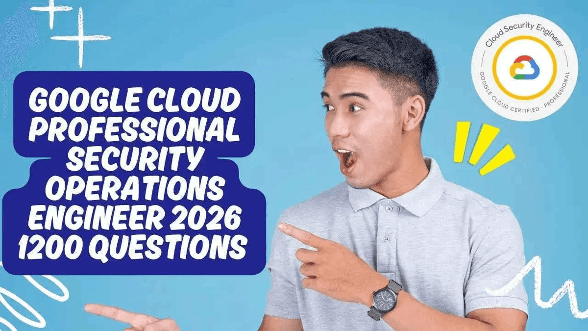 Google Cloud Security Operations Engineer Exam 2026 online course by ITPracticeTests with 1200 questions for exam prep.
