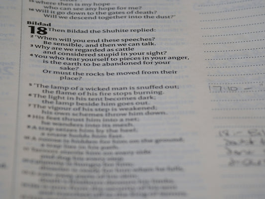 a close up of a book with a page in it