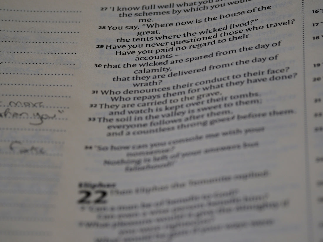 a close up of a book with text on it