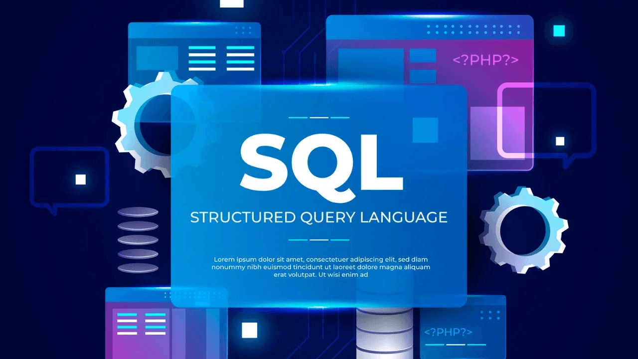Online course cover for Complete SQL Course 2026 by ITPracticeTests, featuring beginner to advanced SQL learning materials.