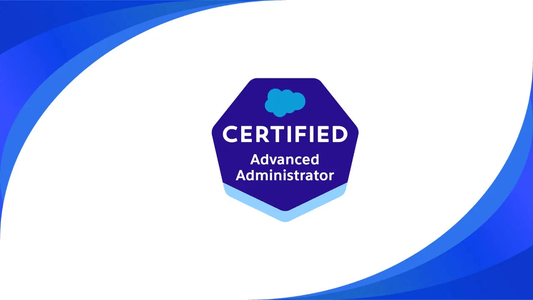 Salesforce Advanced Admin practice exams for 2026 by ITPracticeTests, shown on online course platform with exam questions and interface.